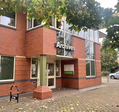 External of Nottinghamshire Archives building