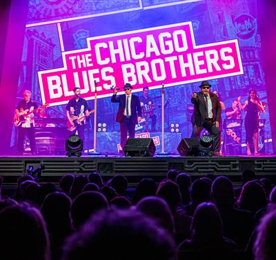 the chicago blues brother on stage