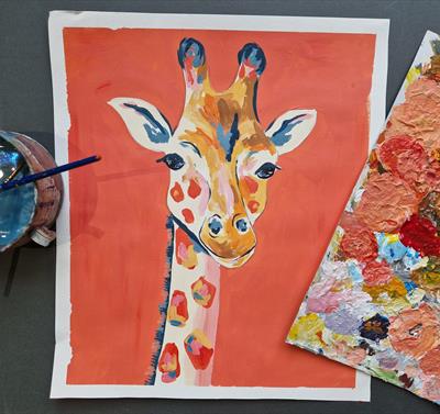 Giraffe Painting Class