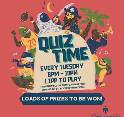 Quiz Time at Revolucion de Cuba