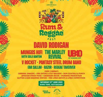 Rum & Reggae Festival 2025 | Binks Yard Nottingham