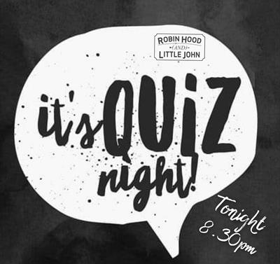 Halloween Quiz at the Robin Hood (and) Little John 2025
