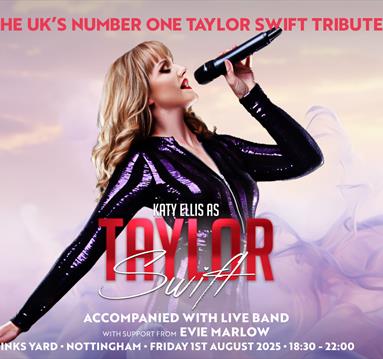 Katy Ellis as Taylor Swift Event Poster 