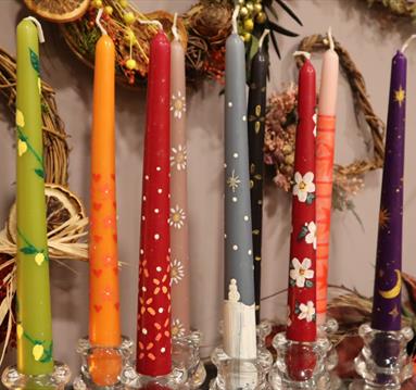 decorated candles