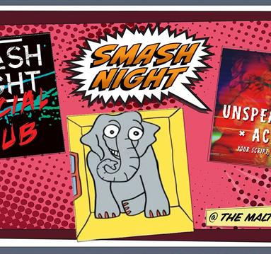 poster for a comedy smash night