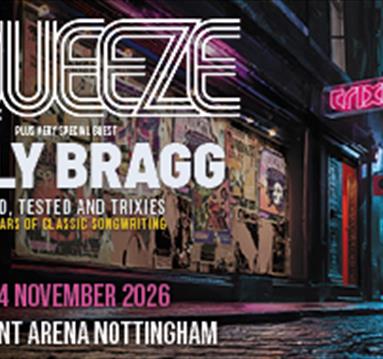 Squeeze - Plus Very Special Guest Billy Bragg

