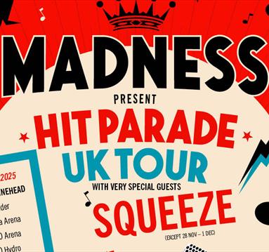 Madness : The Hits Parade 2025 UK Tour graphic