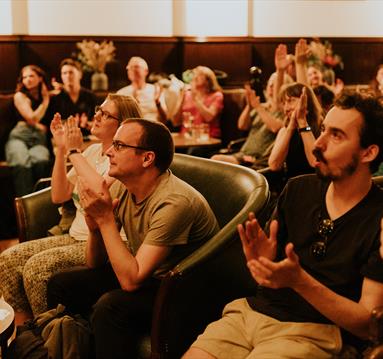 audience clapping and cheering