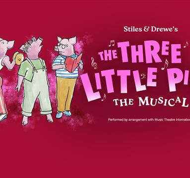 poster for the three little pigs the musical