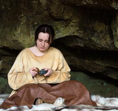Step into the Ice Age: Hands on Prehistory at Creswell Crags event poster 
