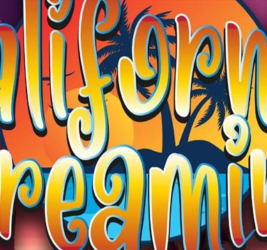 The California Dreaming Show event graphic 
