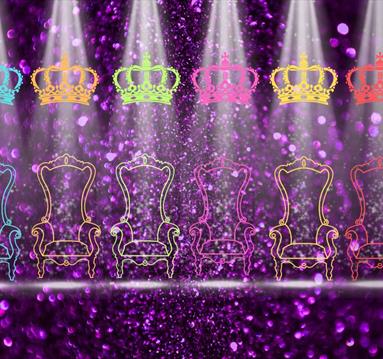 Glittery chairs 