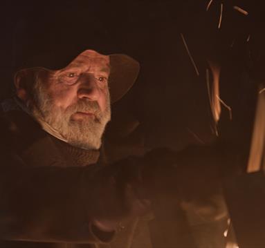 Image of an old man from a short film
