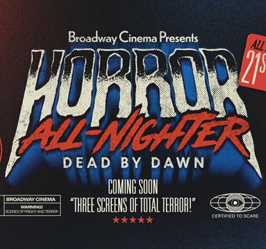 Poster for horror all nighter