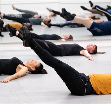 people doing pilates