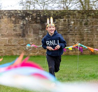 easter child playing