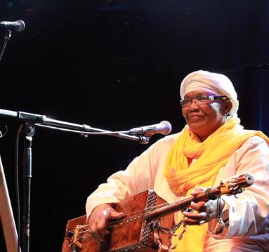 Person playing instrument