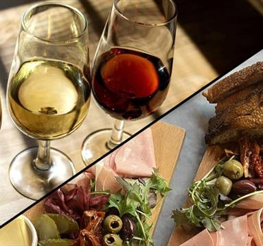food and wine selection