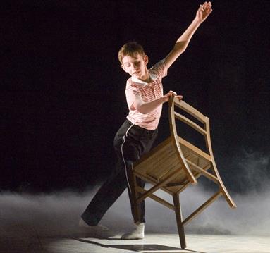 boy dancing on stage