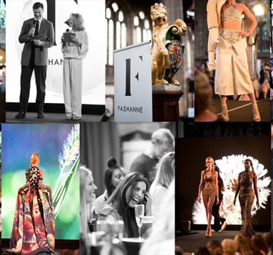 collage of fashion awards
