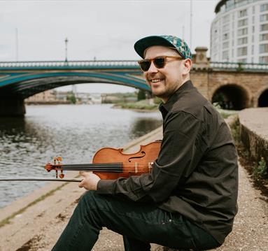 Photo of one of the members of Rosa Quartet

