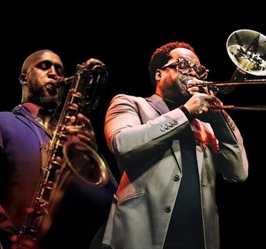 Dennis Rollins and Tony Kofi play Bob Brookmeyer and Gerry Mulligan
