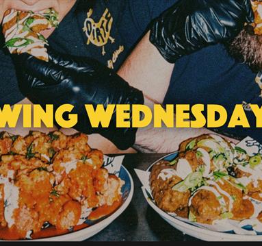 Wing Wednesdays at Bustler Market Nottingham
