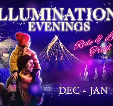 Ride and Light Trail Illumination Evenings at Wheelgate Park
