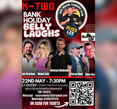 Bank Holiday Belly laughs 2026 - Russ Lee Comedy
