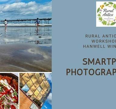 Graphic for the workshop including the title and some photos taken by smartphone.