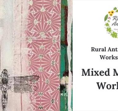 Graphic for the Mixed Media Art Workshop