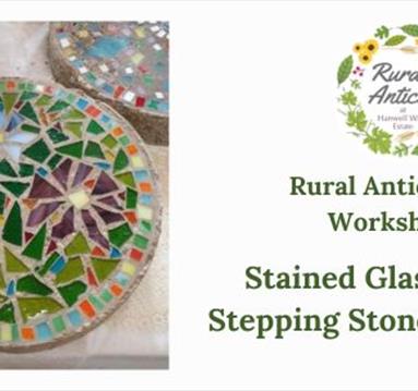 Stained Glass Mosaic Stepping Stone Workshop