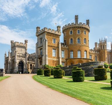 Belvoir Castle and gardens