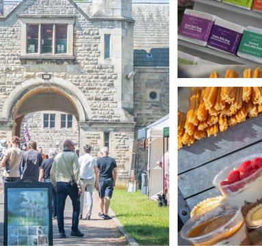 Photo collage of Throesby Market