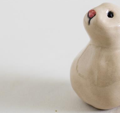 Clay bunny rabbit.