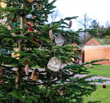 Christmas tree in the Turning Yard Jon Scrimshaw