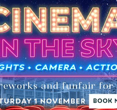 Cinema in the Sky at Nottingham Racecourse
