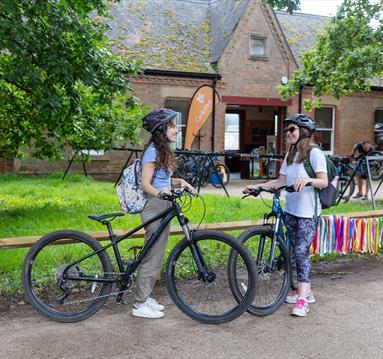 Cycling at Clumber Park
