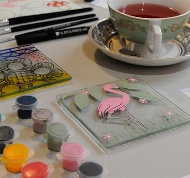 Mother's Day: Glass Painting Crafternoon with Cream Tea
