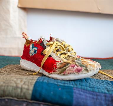 Stitched up Shoes
