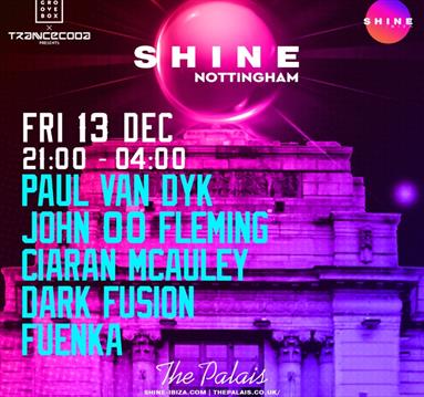 PAUL VAN DYK | Trancecoda X Groovebox X Shine at The Palais
