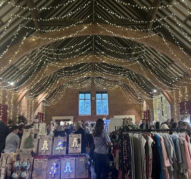 photo of a market at Thoresby Park
