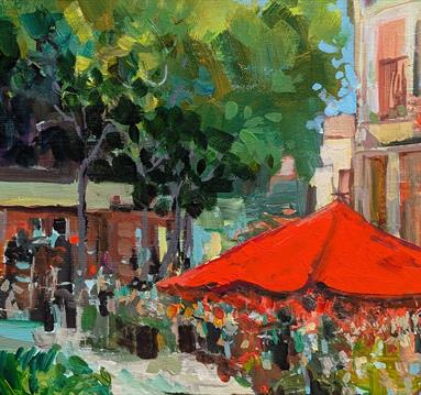 Impressionistic Painting in Acrylics