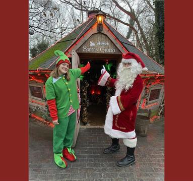 Meet Santa in his Woodland Grotto
