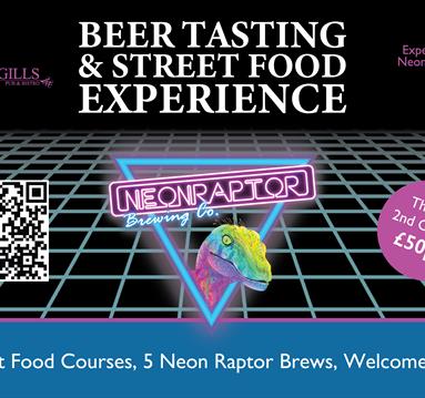 NEON RAPTOR Beer Tasting & Street Food Experience

