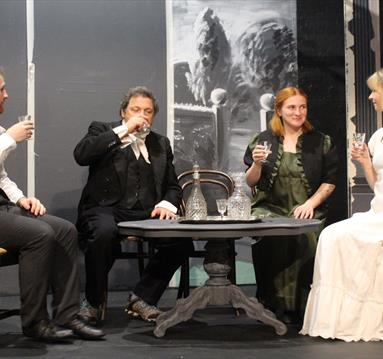 Photo of the play being performed on stage