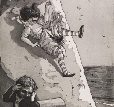 Illustrated graphic from the exhibition