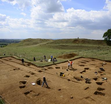 Photo of an excavation site