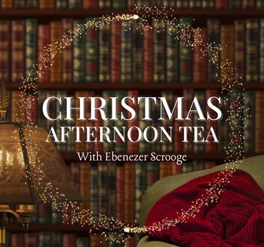 Festive Afternoon Tea Scrooge Reading
