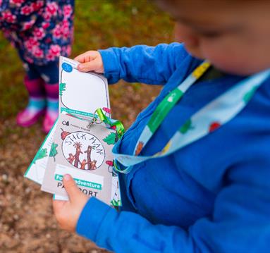 The Stick Man trail at Sherwood Pines
